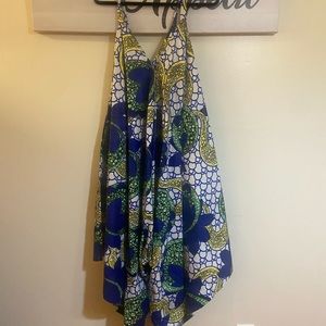 Beautiful print jumpsuit, OS, runs a bit large